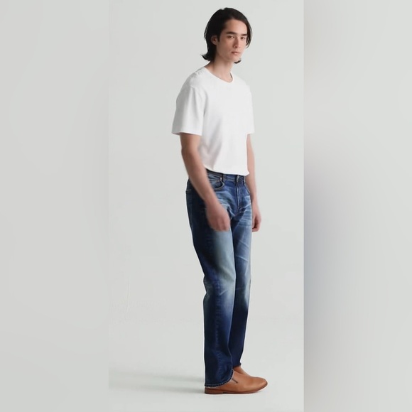 Mens AG Light Medium Blue denim Jeans, size 34 - Picture 3 of 9